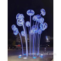 Outdoor Stainless Steel Jellyfish Sculpture